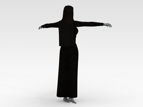 Nun Veil 3D Модель