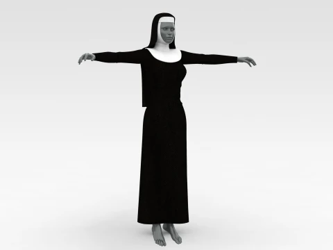 Rahibe Pe&ccedil;e 3D Model