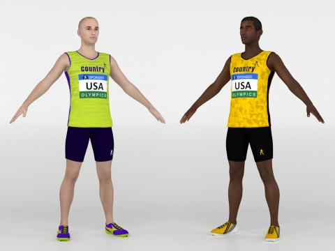 Runners 2 in 1 Modelo 3D
