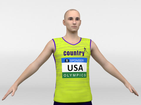 Runners 4 in 1 3D Model