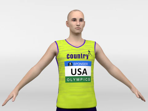 Runners 4 in 1 3D Model