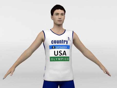 Runners 4 in 1 3D Model