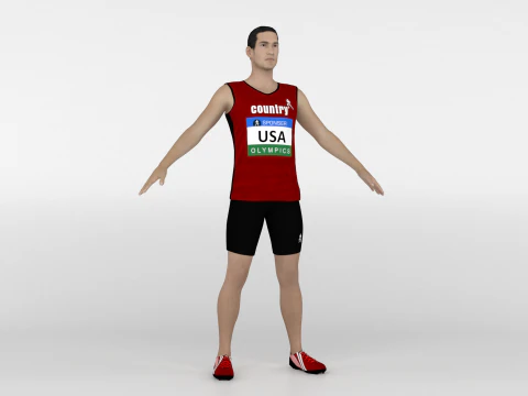 Runners 4 in 1 3D Model
