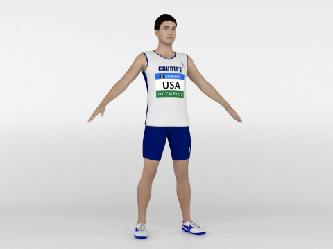 Runners 4 in 1 3D Model