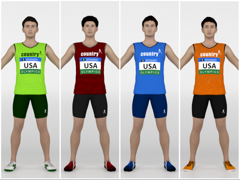 Runners 4 in 1 3D Модель