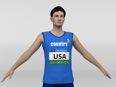 Runners 4 in 1 3D Model