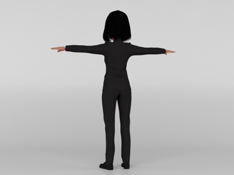 Toon Officer 3D Model