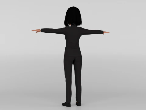 Ufficiale dei cartoni animati Modello 3D