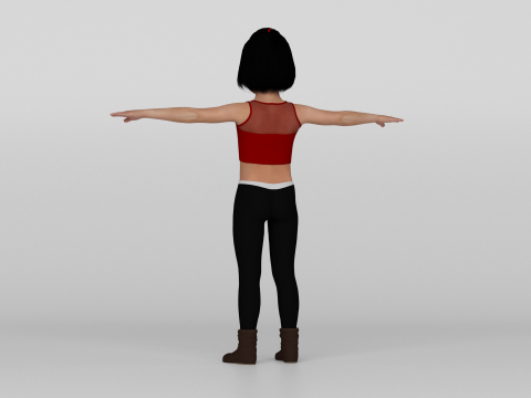 Young girl 3Dモデル