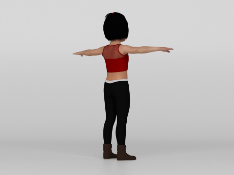 Young girl 3Dモデル