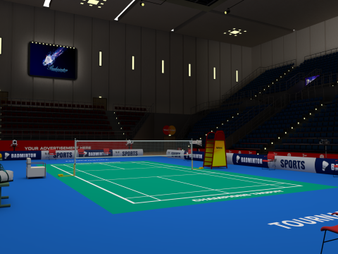 Badminton Stadium 3D 模型