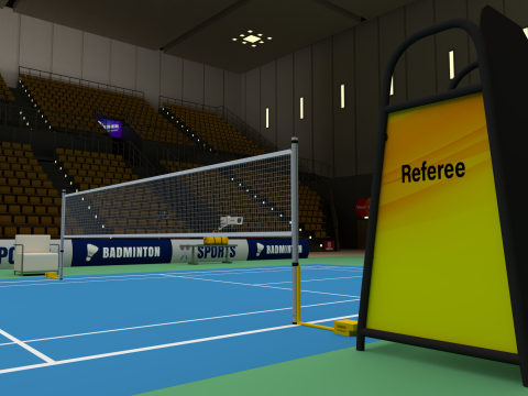 Badminton Stadium 3D Модель