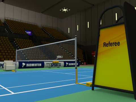 Badminton Stadyumu 3D Model