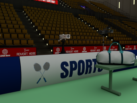 Badminton Stadium 3D Модель