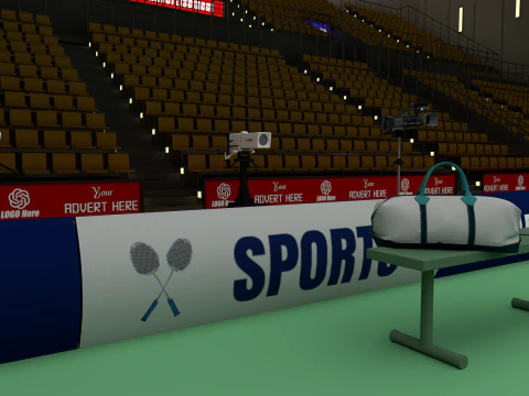 Badminton Stadyumu 3D Model
