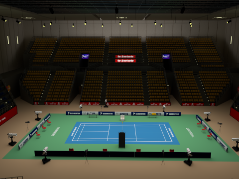 Badminton Stadium 3D Модель