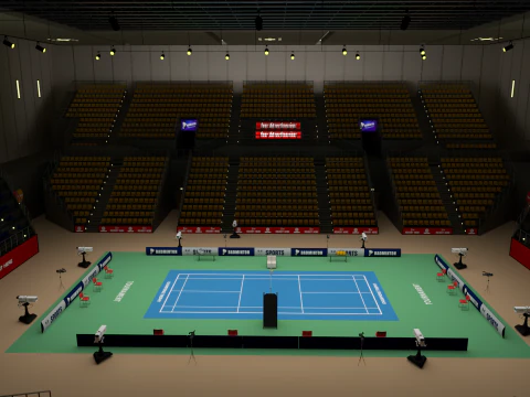 Badminton Stadyumu 3D Model