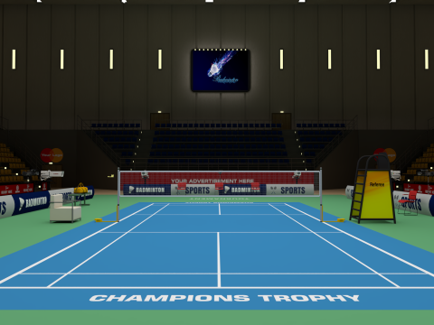 Badminton Stadium 3D Модель