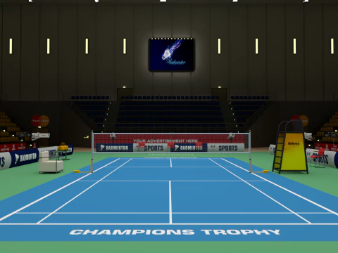Badminton Stadyumu 3D Model