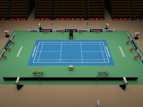 Badminton Stadium 3D Модель