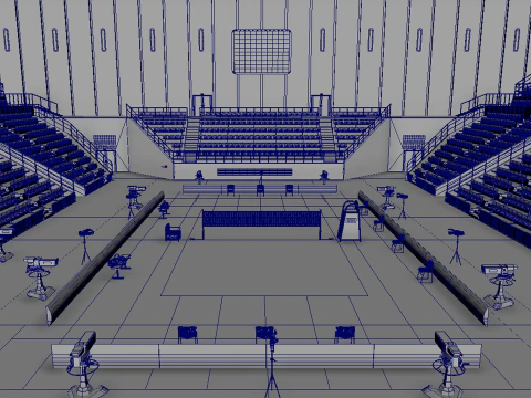 Badminton Stadyumu 3D Model