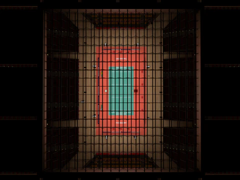 Est&aacute;dio de badminton Modelo 3D