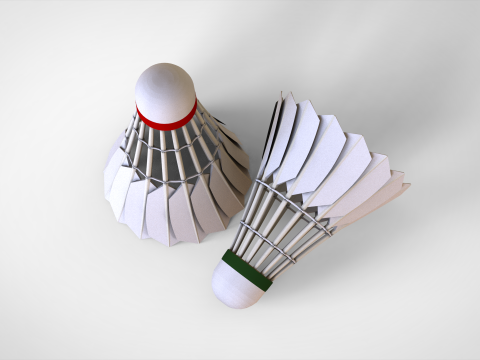 Badminton Shuttlecock Modelo 3D
