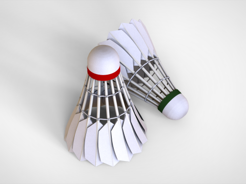 Badminton Shuttlecock Modelo 3D