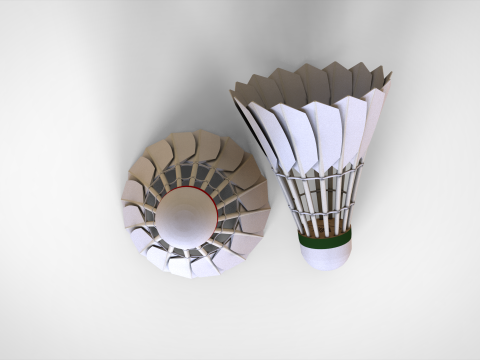 Badminton Shuttlecock Modelo 3D