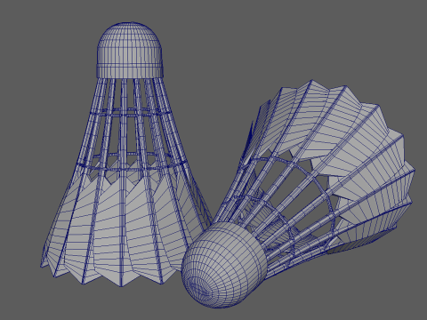 Badminton Shuttlecock Modelo 3D