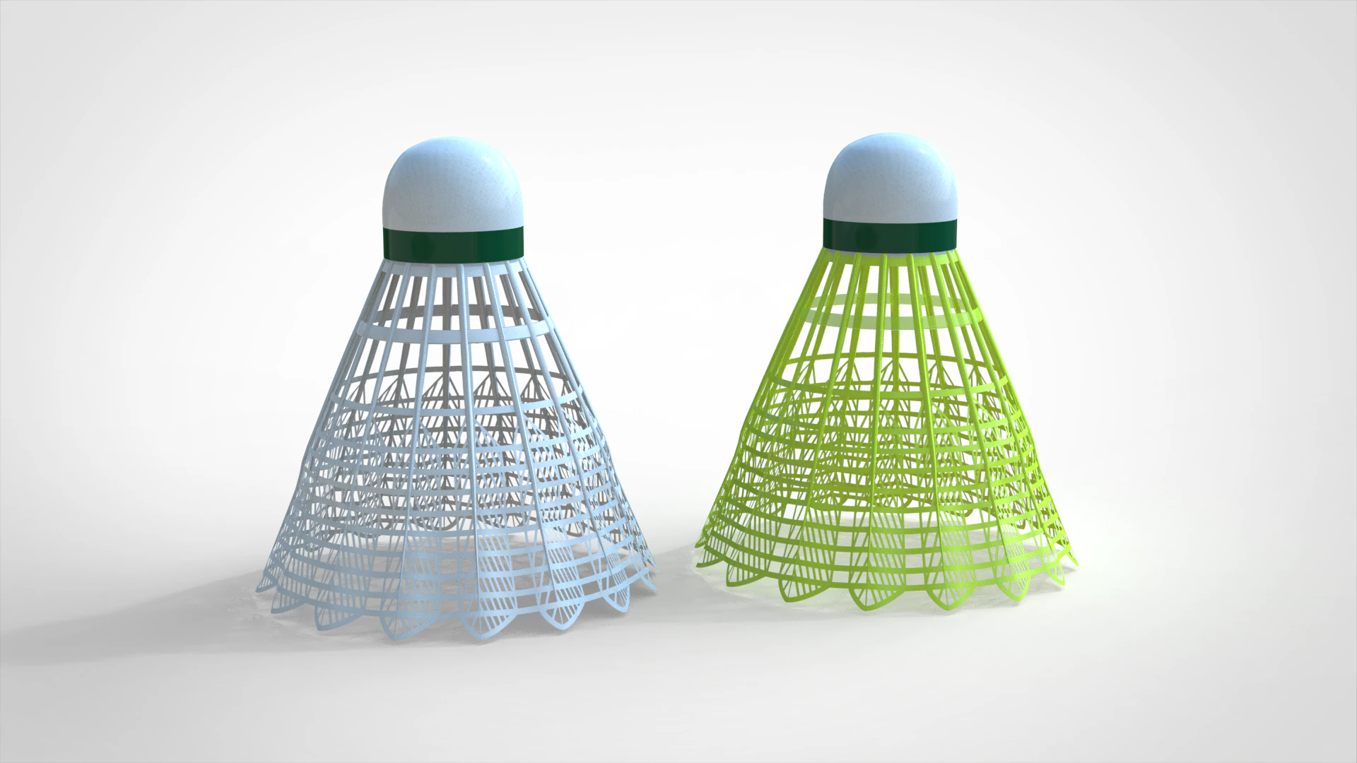 Peteca de badminton Modelo 3D .c4d .max .obj .3ds .fbx .stl .blend 