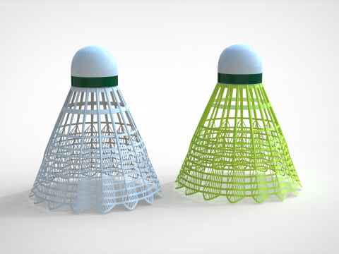 Badminton Shuttlecock Modelo 3D