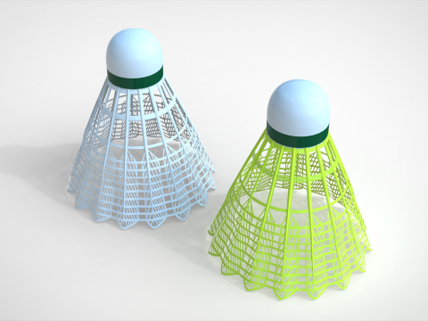 Badminton Shuttlecock 3D Модель