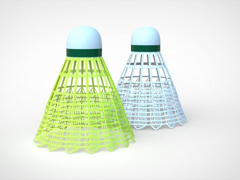 Badminton Shuttlecock 3D Модель