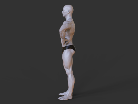 Bodybuilder Pose 3D-printmodel