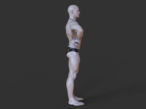 Bodybuilder Pose 3D-printmodel