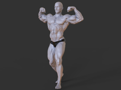 Bodybuilder Pose 3D 프린트 모델