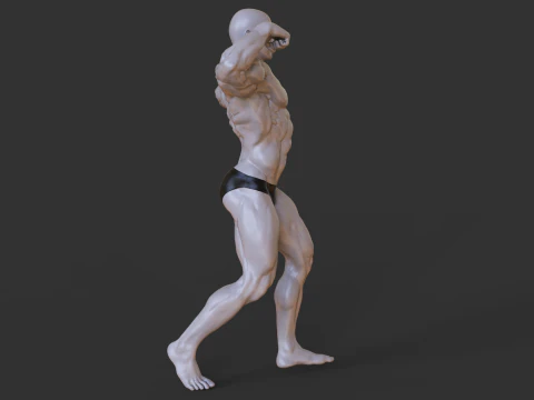 Поза бодибилдера 3D Принт Модель