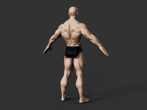 Bodybuilder 3D प्रिंट मॉडल