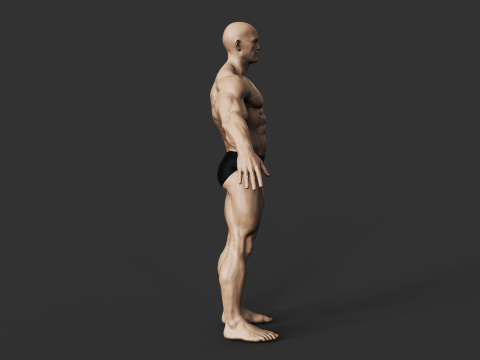 Bodybuilder 3D प्रिंट मॉडल