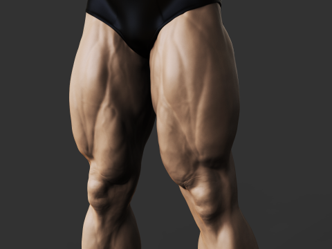 Bodybuilder 3D प्रिंट मॉडल