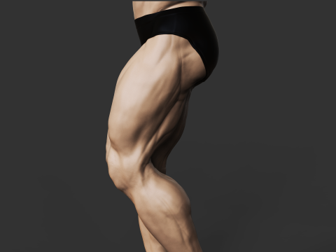 Bodybuilder 3D-Druckmodell