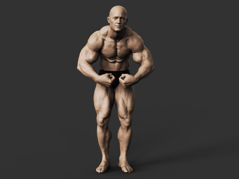Bodybuilder Modelo de impresión 3D