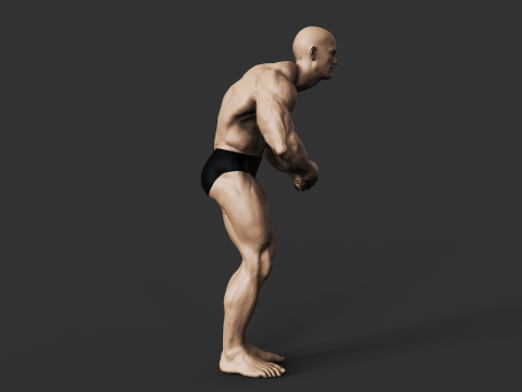 Bodybuilder Modèles 3D en vedette