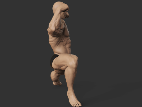 Bodybuilder Modèles 3D en vedette