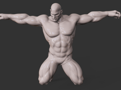 Bodybuilder Modelo de impresión 3D