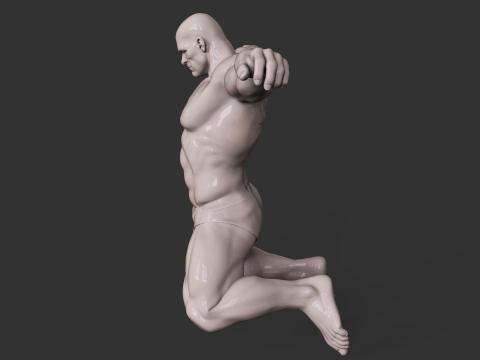 Bodybuilder 3D प्रिंट मॉडल