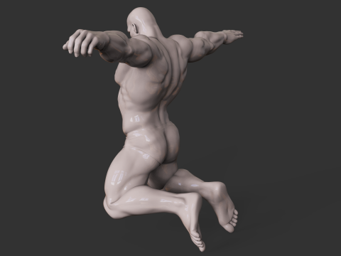 Bodybuilder 3D प्रिंट मॉडल