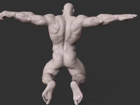 Bodybuilder 3D प्रिंट मॉडल