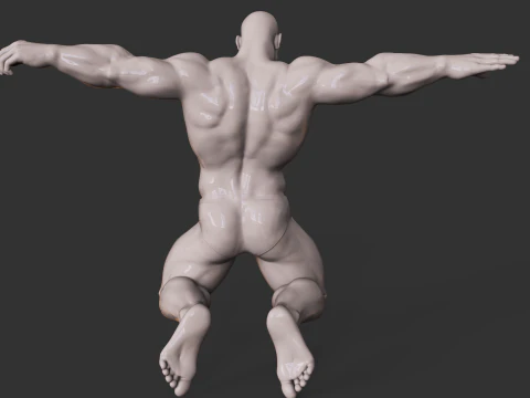Bodybuilder 3D printmodel
